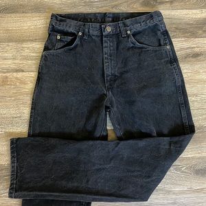 Men’s Wrangler Rugged Wear Black Stone Wash Jeans